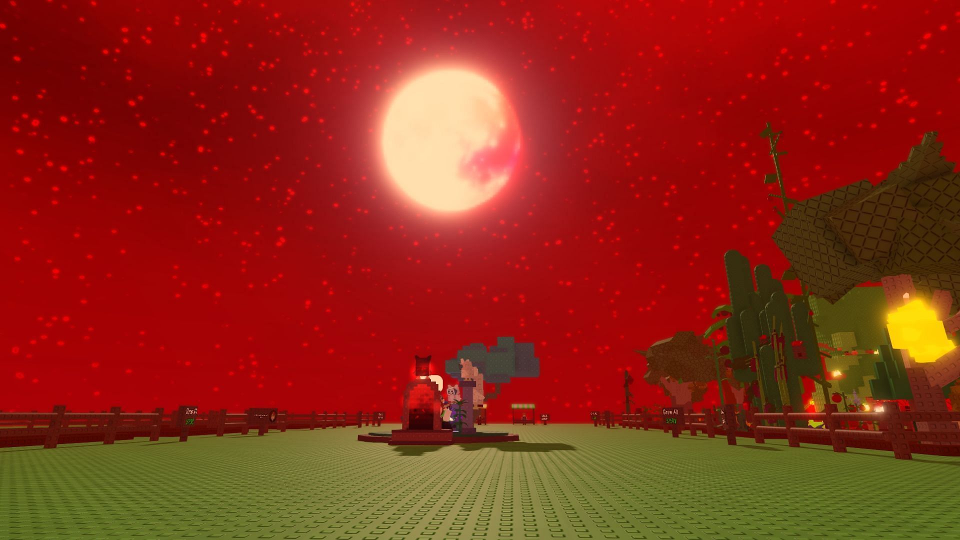 The shop only spawns during the Blood Moon event (Image via Roblox)